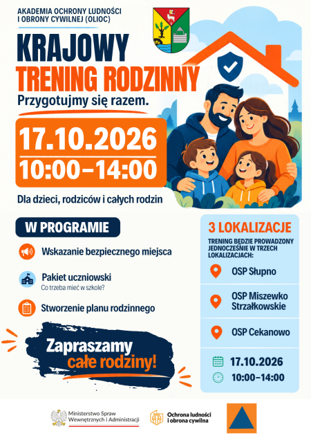 Krajowy Trening Rodzinny ''Przygotujemy się razem''.